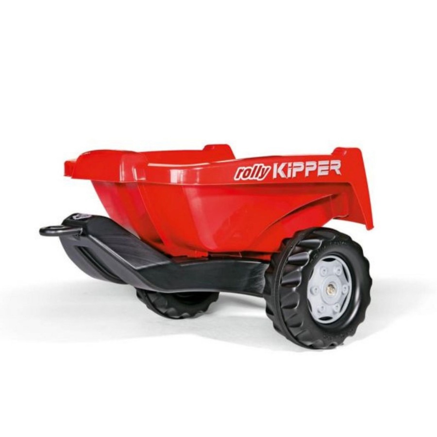 Outdoor Toys Rolly Toys | Red Kipper Trailer For Pedal Tractor