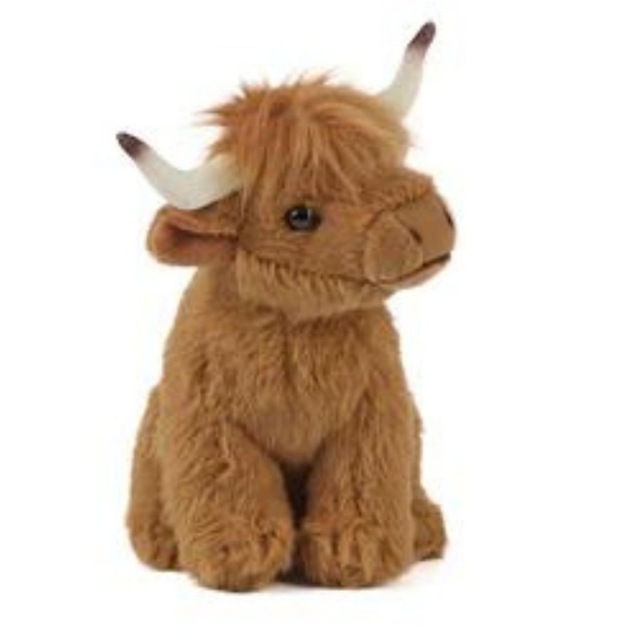 Farm Toys Living Nature | Highland Cow Soft Toy - 16Cm