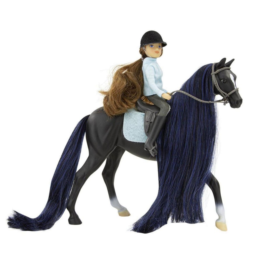 Horse Toys Breyer | Jet & English Rider Charlotte