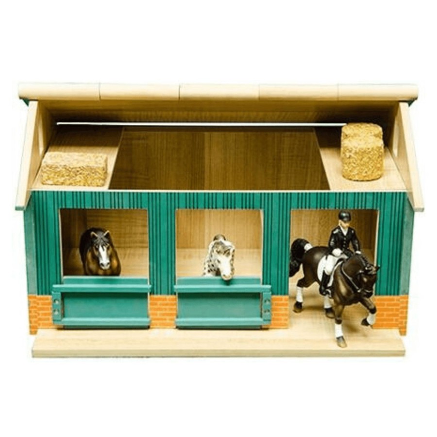 Horse Toys Kids Globe | Wooden Horse Stable With Stalls