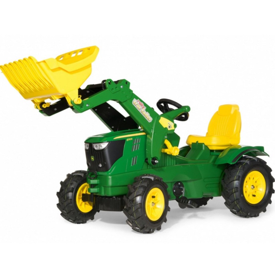 Outdoor Toys Rolly Toys | Farmtrac John Deere 6210R With Frontloader & Pneumatic Tyres