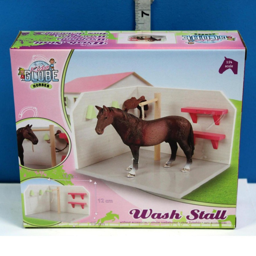 Horse Toys Kids Globe | Pink Horse Wash Stall