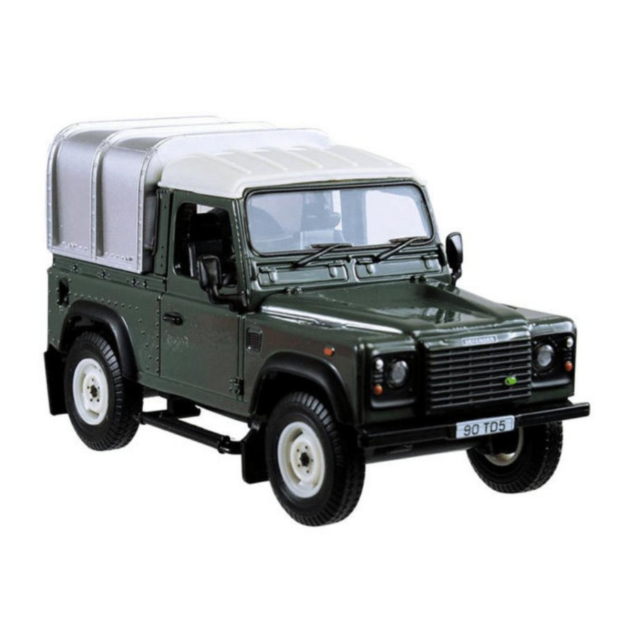 Farm Toys Britains | Green Land Rover Defender 90 With Canopy