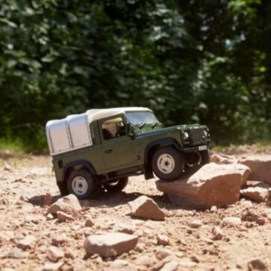 Farm Toys Britains | Green Land Rover Defender 90 With Canopy