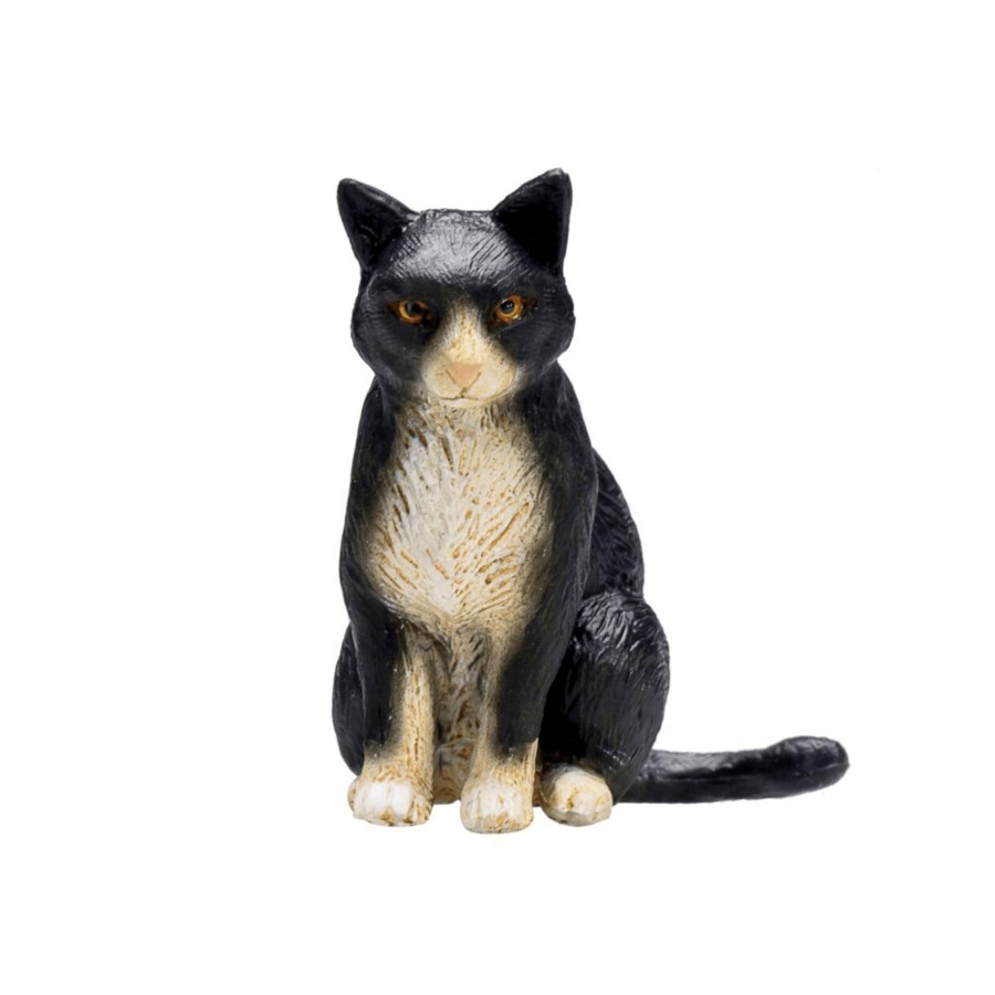 Farm Toys Mojo | Black & White Cat Sitting