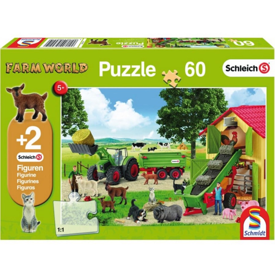 Farm Toys Schleich | Hay Harvest On The Farm Puzzle