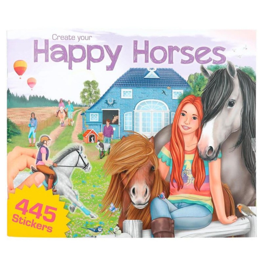 Horse Toys Miss Melody | Miss Melody Create Your Happy Horse Colouring Book