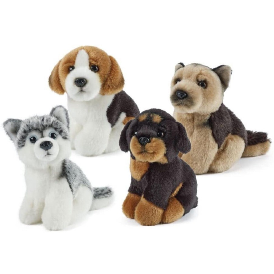 Farm Toys Living Nature | Dog Soft Toy - 14Cm