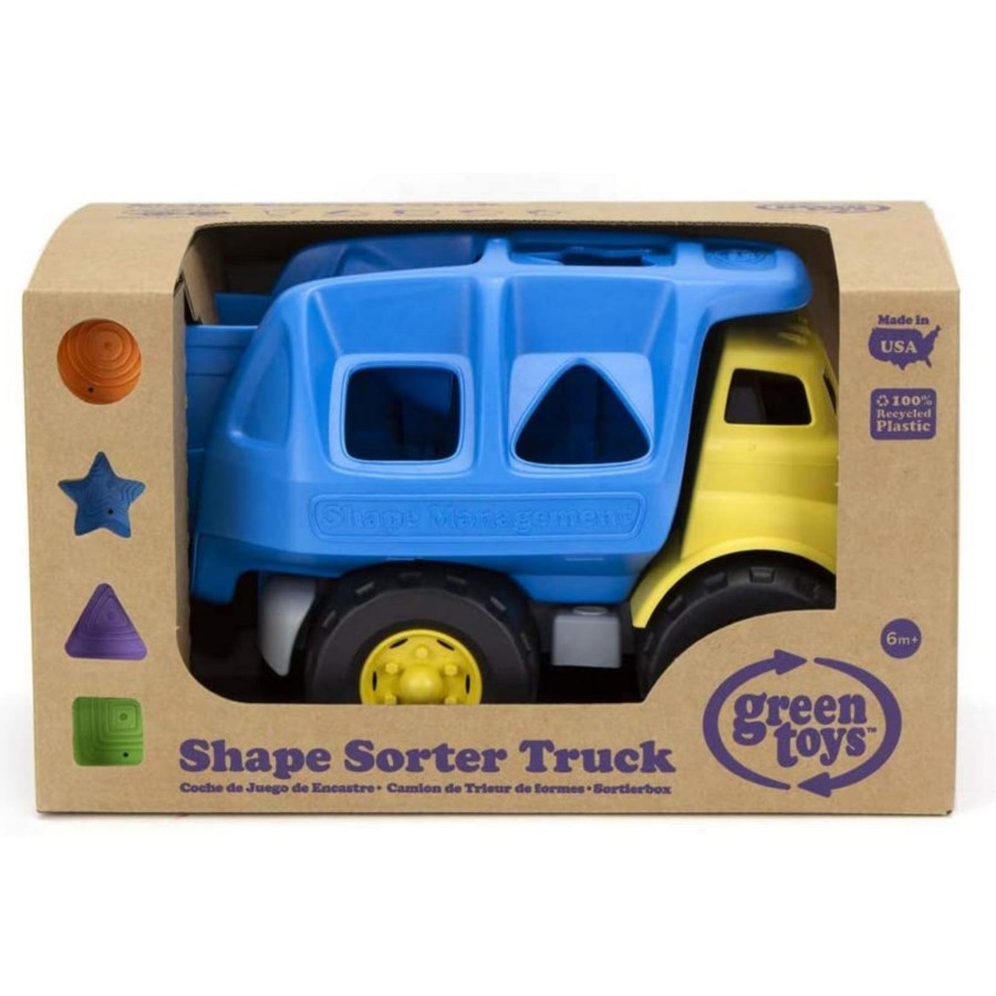 Farm Toys Bigjigs | Green Toys Recycled Truck Shape Sorter