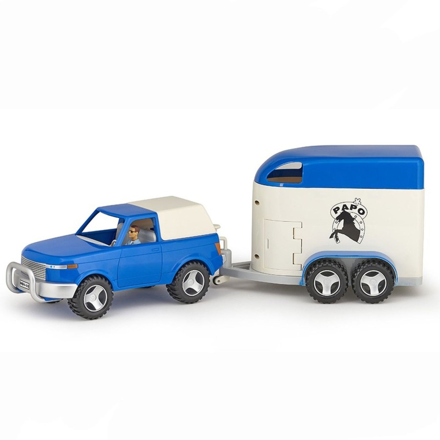 Farm Toys Papo | Papo 4 X 4 And Horse Box