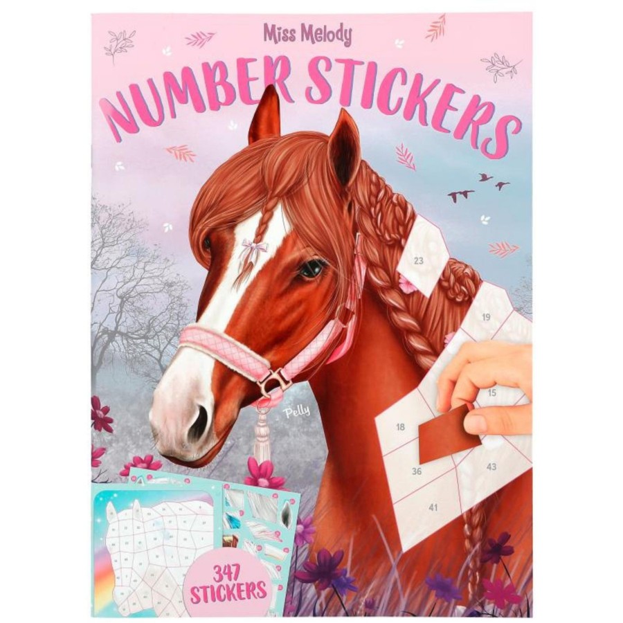 Horse Toys Miss Melody | Miss Melody Horse Number Sticker Book