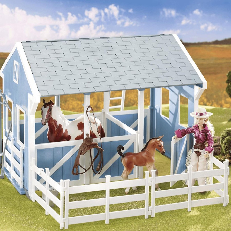 Horse Toys Breyer | Country Stable With Wash Stall