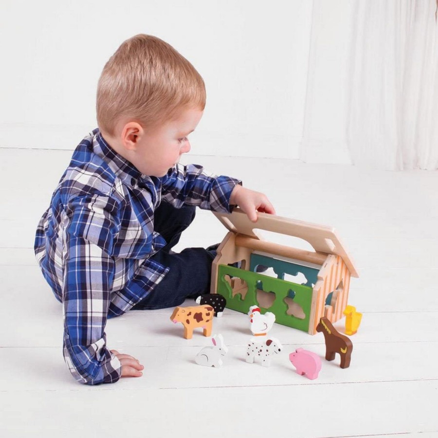 Farm Toys Bigjigs | Farmhouse Sorter