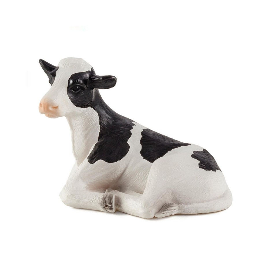 Farm Toys Mojo | Mojo Holstein Calf Lying Down