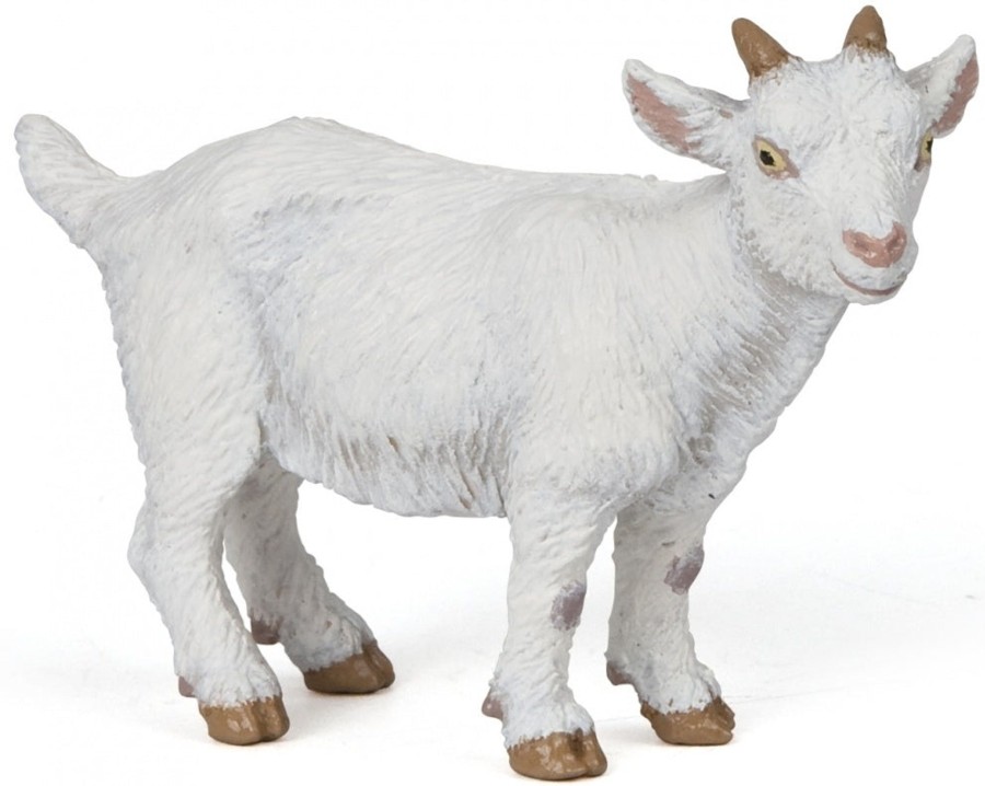 Farm Toys Papo | Papo White Kid Goat