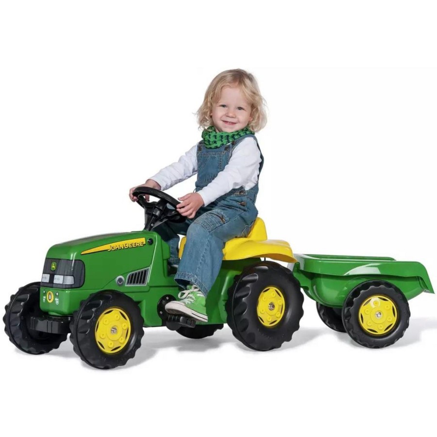 Outdoor Toys Rolly Toys | John Deere Tractor & Trailer