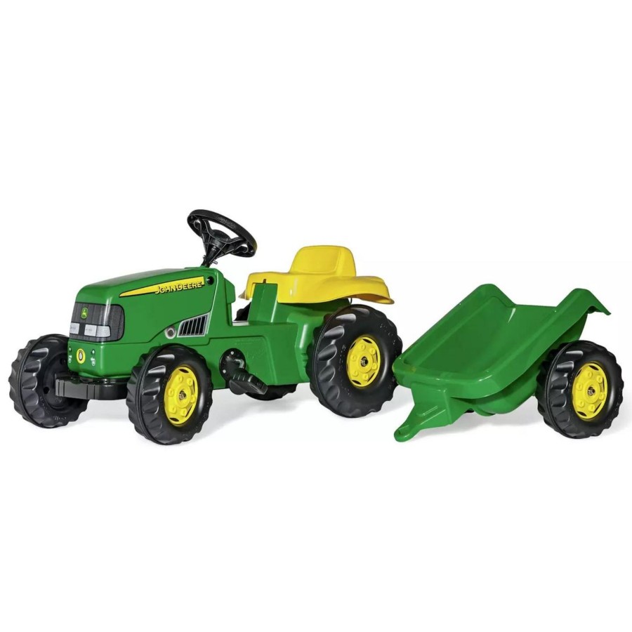 Outdoor Toys Rolly Toys | John Deere Tractor & Trailer