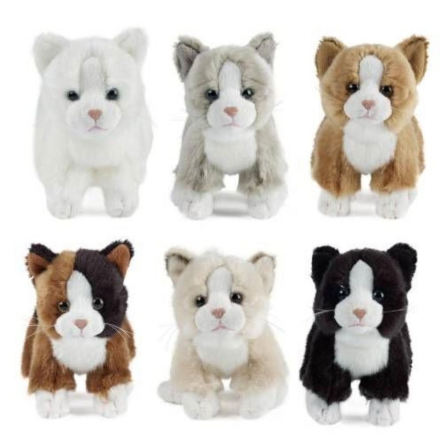 Farm Toys Living Nature | Cat Soft Toy - 13Cm