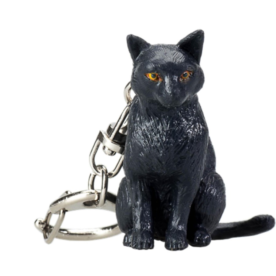 Farm Toys Mojo | Mojo Sitting Black Cat Keyring