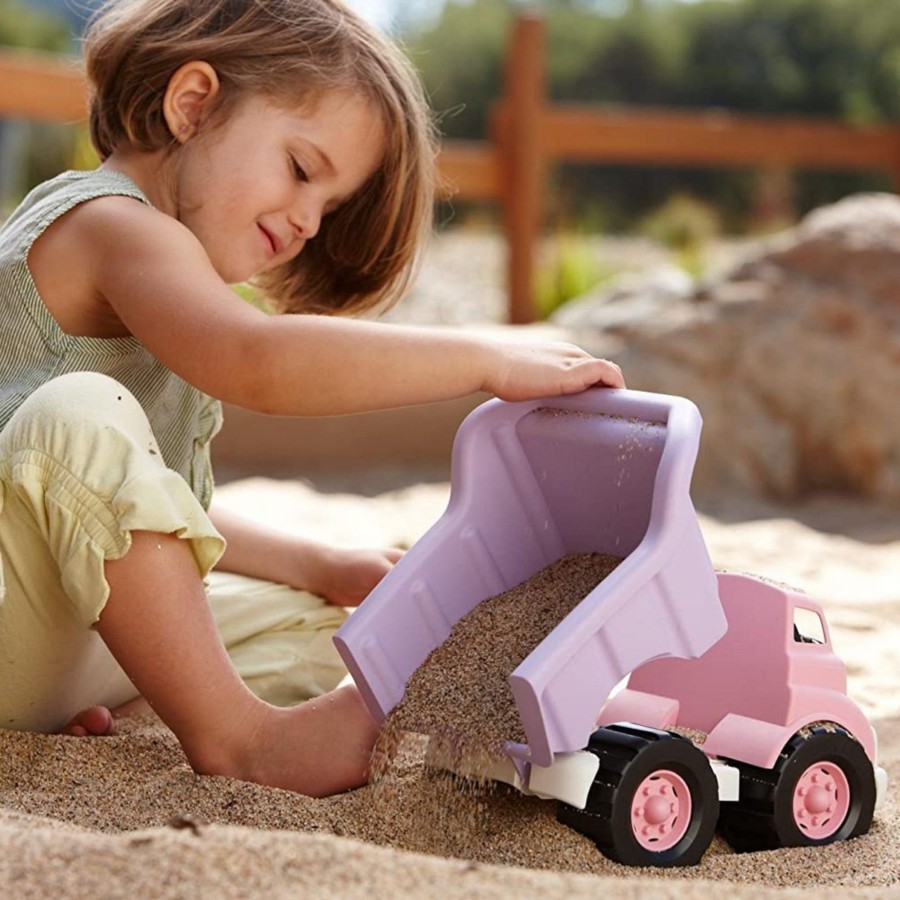 Outdoor Toys Bigjigs | Green Toys Recycled Pink Dump Truck