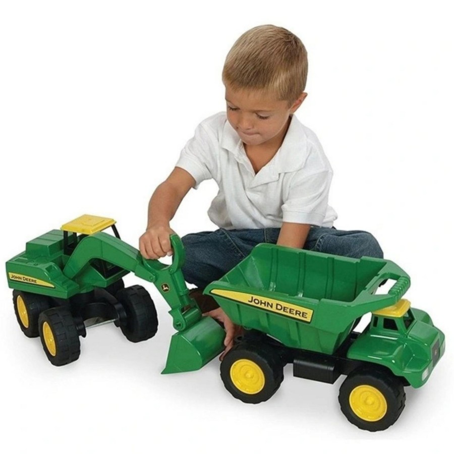 Outdoor Toys Britains | Big Scoop John Deere Excavator & Dump Truck