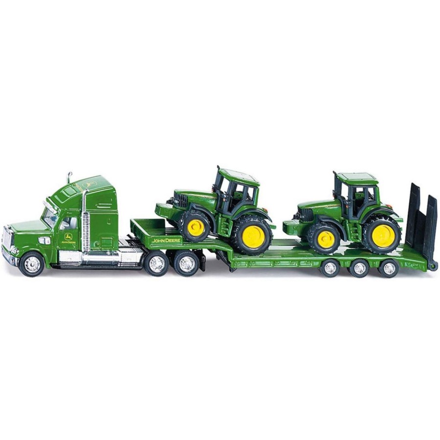 Farm Toys Siku | Mini John Deere Low Loader & 2 Tractors