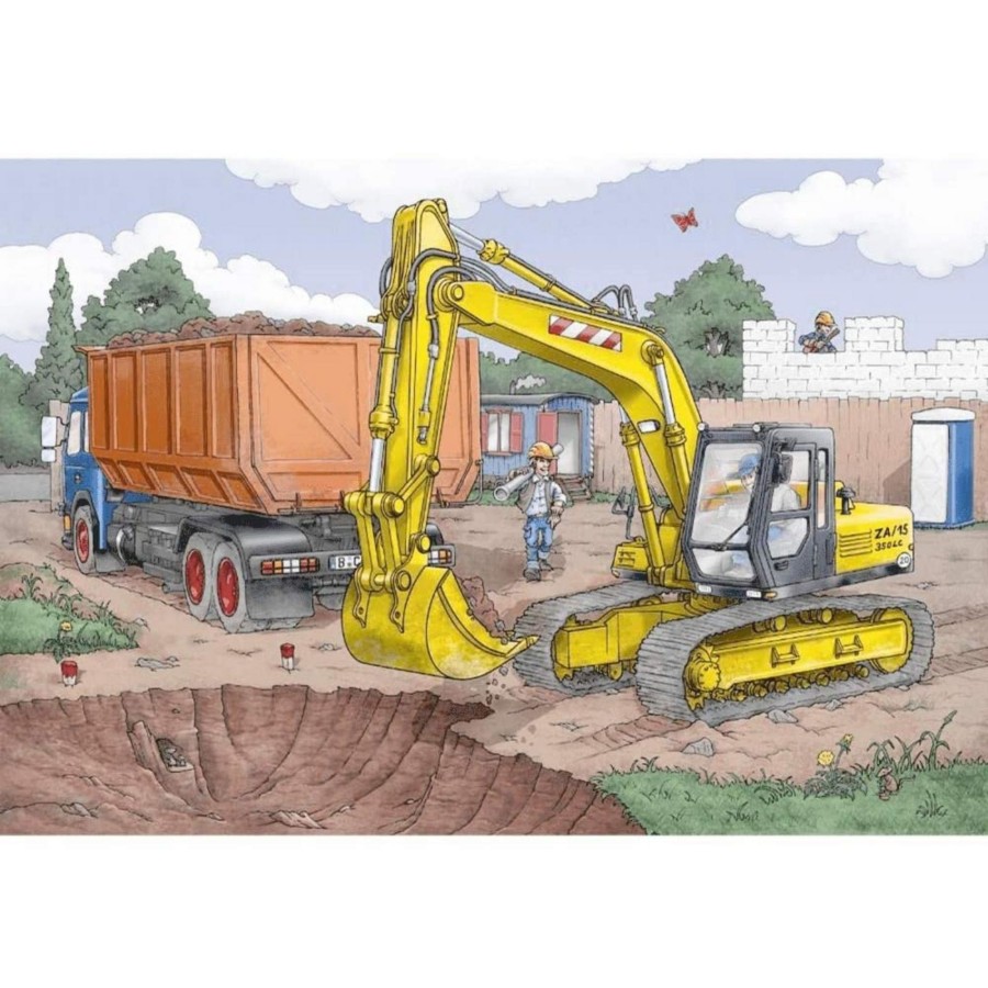 Farm Toys Schmidt | Digger 40Pc Puzzle & Play