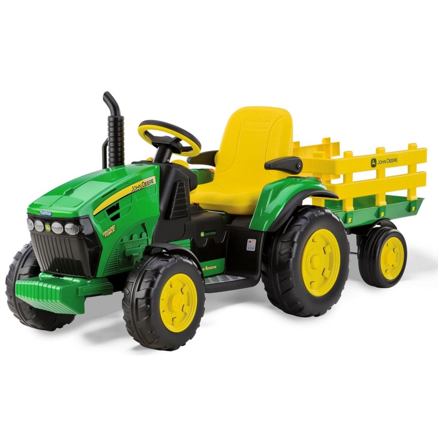 Outdoor Toys Peg Perego | John Deere 12V Ground Force Electric Tractor