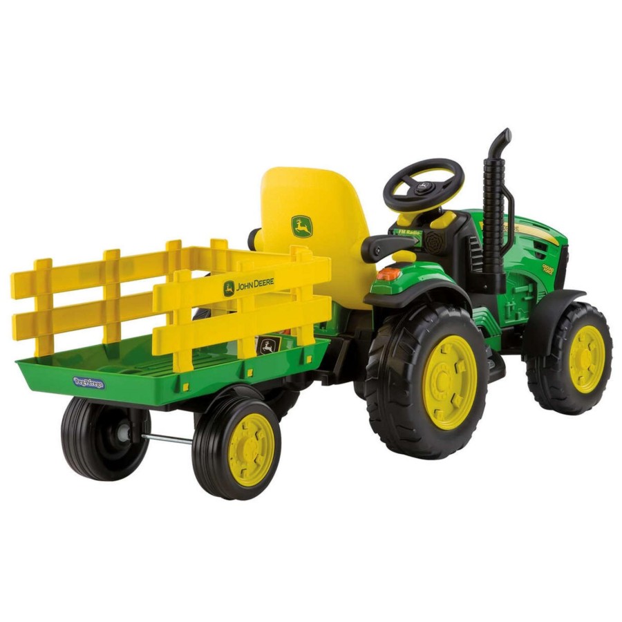 Outdoor Toys Peg Perego | John Deere 12V Ground Force Electric Tractor