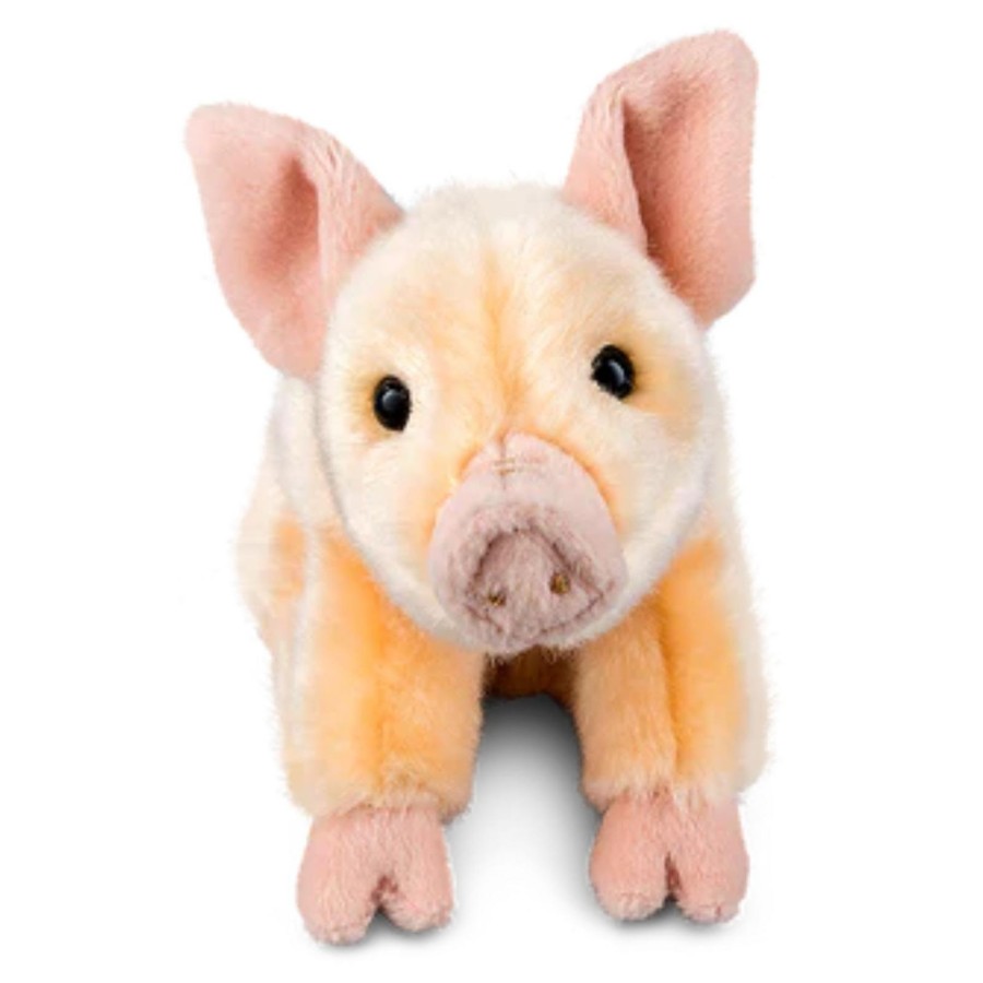 Farm Toys Living Nature | Pink Piglet Soft Toy - 16Cm