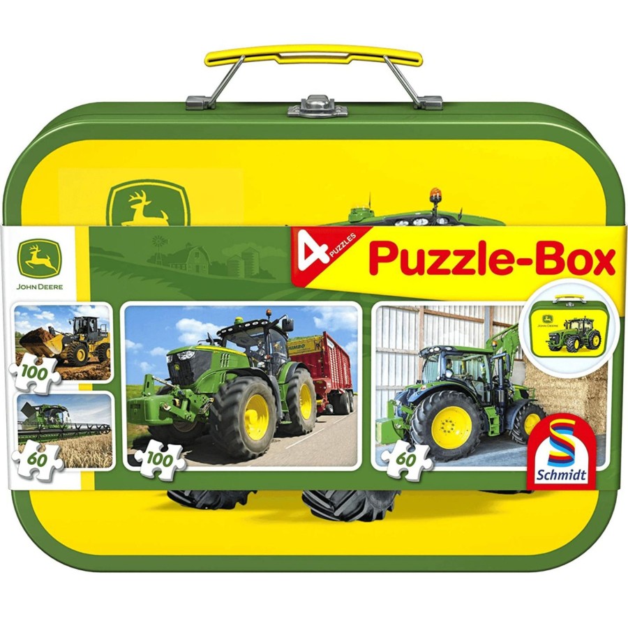 Farm Toys Schmidt | John Deere 4 In 1 Puzzle Box