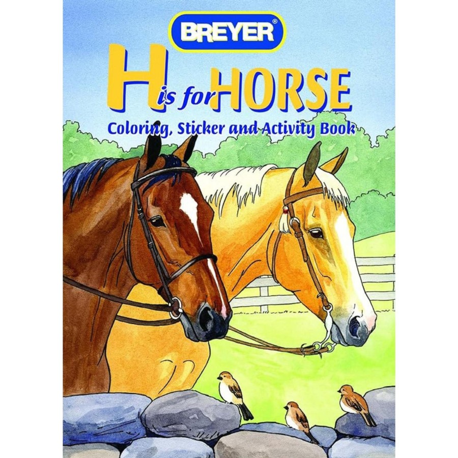 Horse Toys Breyer | H Is For Horse Colouring Book With Stickers