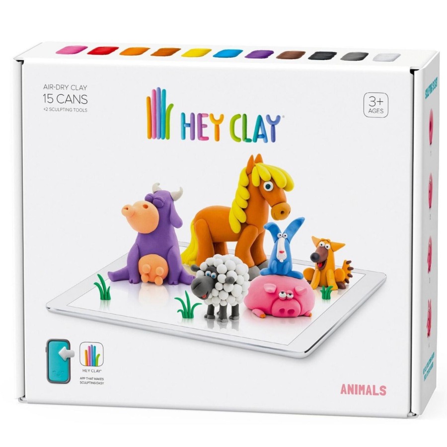 Farm Toys Hey Clay | Hey Clay Modelling Animals Set