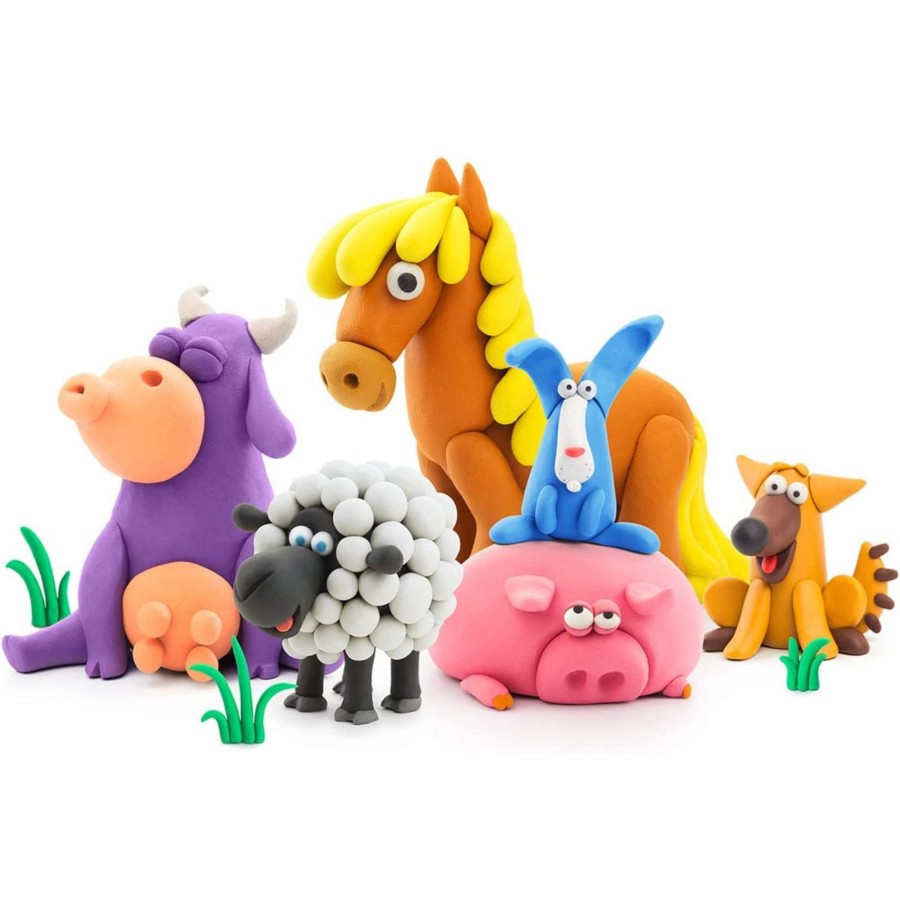 Farm Toys Hey Clay | Hey Clay Modelling Animals Set