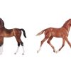 Horse Toys Breyer | Best Of British Thoroughbred And Hackney Foal Set