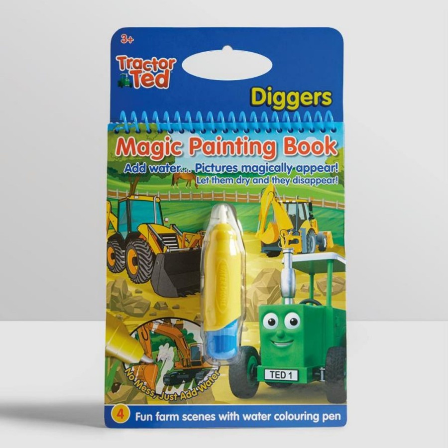 Farm Toys Tractor Ted | Tractor Ted Diggers Magic Painting Book