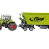 Farm Toys Siku | Claas Axion Tractor With Frontloader & Trailer