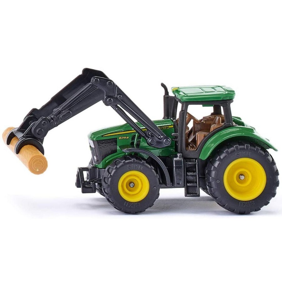 Farm Toys Siku | Mini John Deere Tractor With Log Grabber