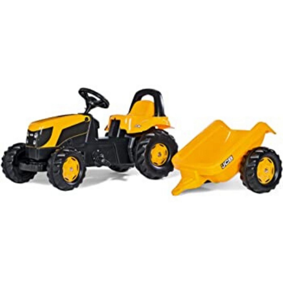 Outdoor Toys Rolly Toys | Jcb Rolly Kid Tractor And Trailer