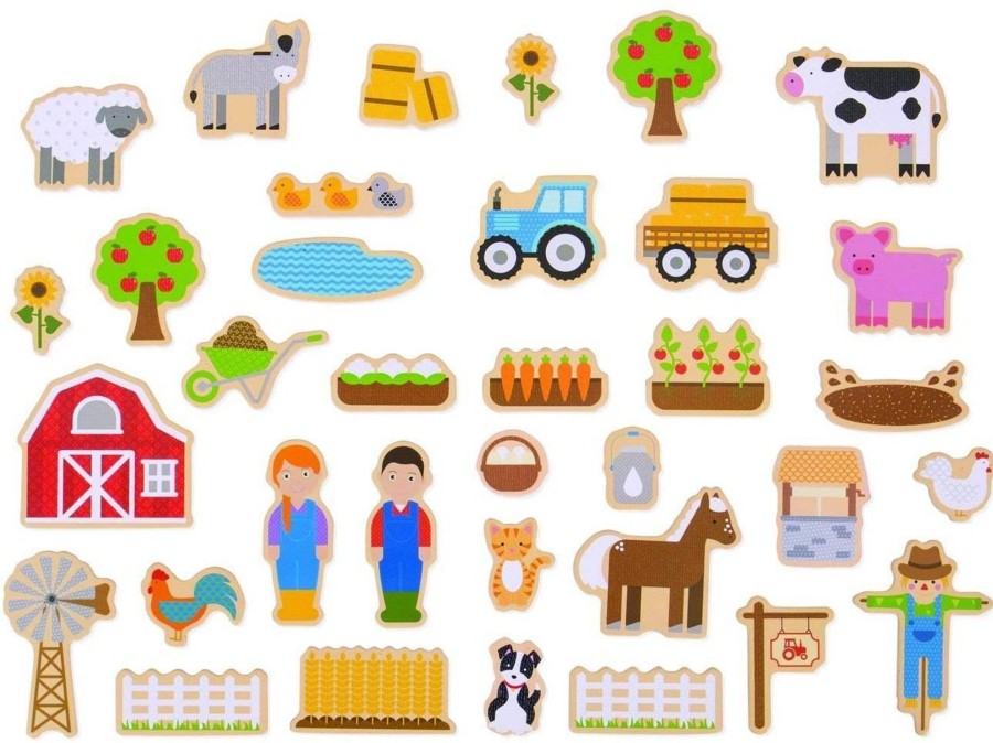 Farm Toys Bigjigs | Farm Magnets